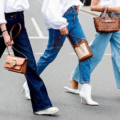 Quần jeans ống rộng