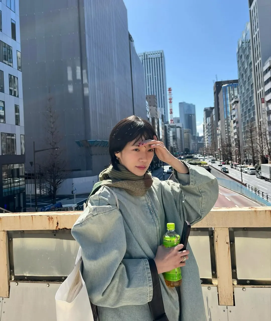 áo khoác jean park gyu young