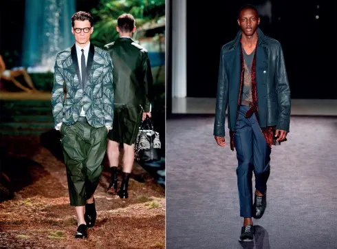 Từ trái qua: Dsquared2, Maison Martin Margiela