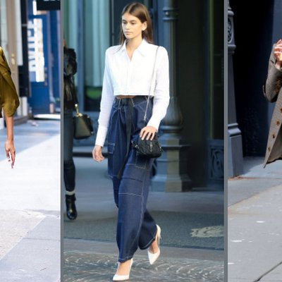 kaia gerber phong cách menswear streetstyle