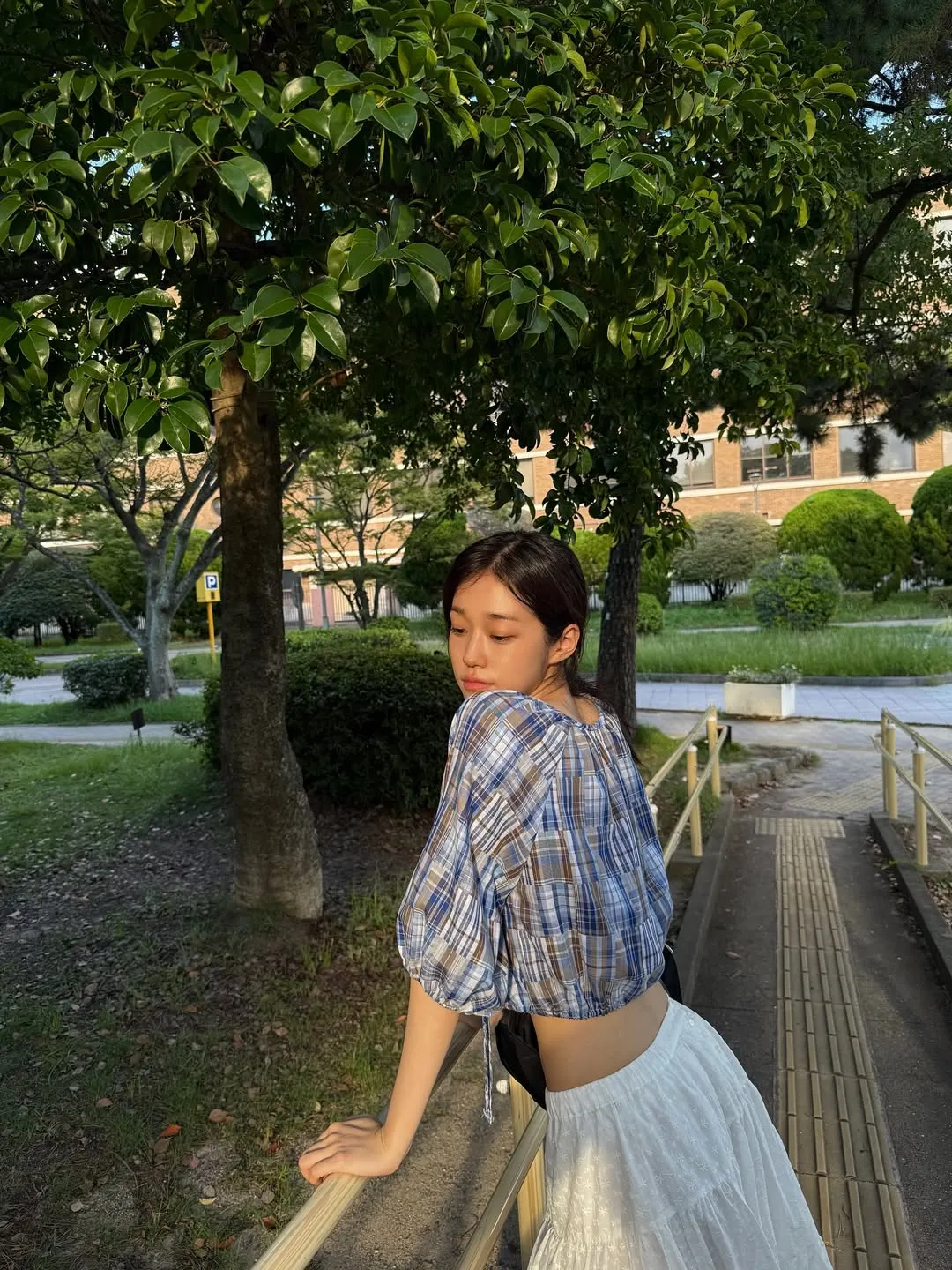 Roh Yoon-seo đi dạo ngoài trời và lối sống lành mạnh