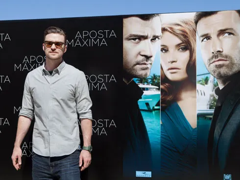 Justin Timberlake trong buổi quáng bá phim Runner Runner tại Rio De Jainero