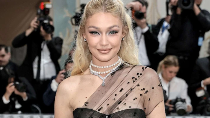 Gigi Hadid tạI Met Gala 2023. Ảnh: Getty Images.