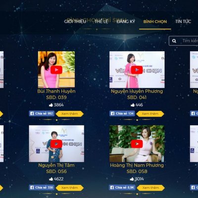 Cuộc thi Bông Sen Vàng Thủ đô 2017 - Sức nóng từ vòng Bình chọn
