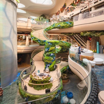 Trung tâm thương mại cao cấp Siam Paragon tại Bangkok, Thái Lan.