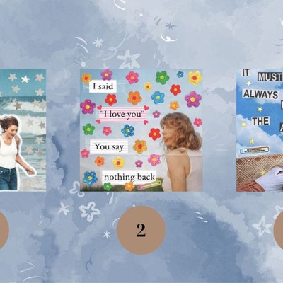 trải bài tarot tuần lễ 2/9 - 8/9 với hình ảnh lyrics Taylor Swift