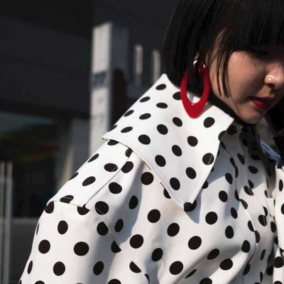 họa tiết chấm bi