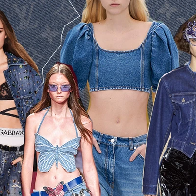 xu hướng denim xuân hè