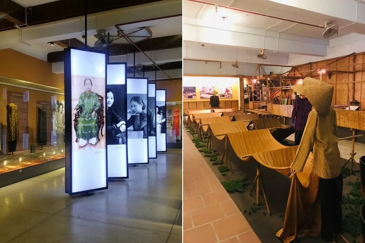Không gian bên trong Bảo tàng Phụ nữ Nam Bộ