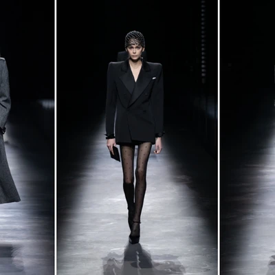 BST Saint Laurent Thu - Đông 2019: Sức quyến rũ từ bờ vai kiêu hãnh