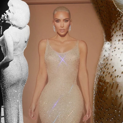 Kim Kardashian làm hỏng váy lịch sử của Marilyn Moroe