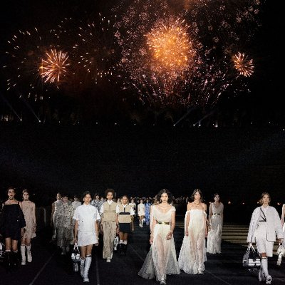 Dior Cruise 2022 finale scene