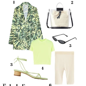 ELLE Style Calendar tháng 6 họa tiết nhiệt đới