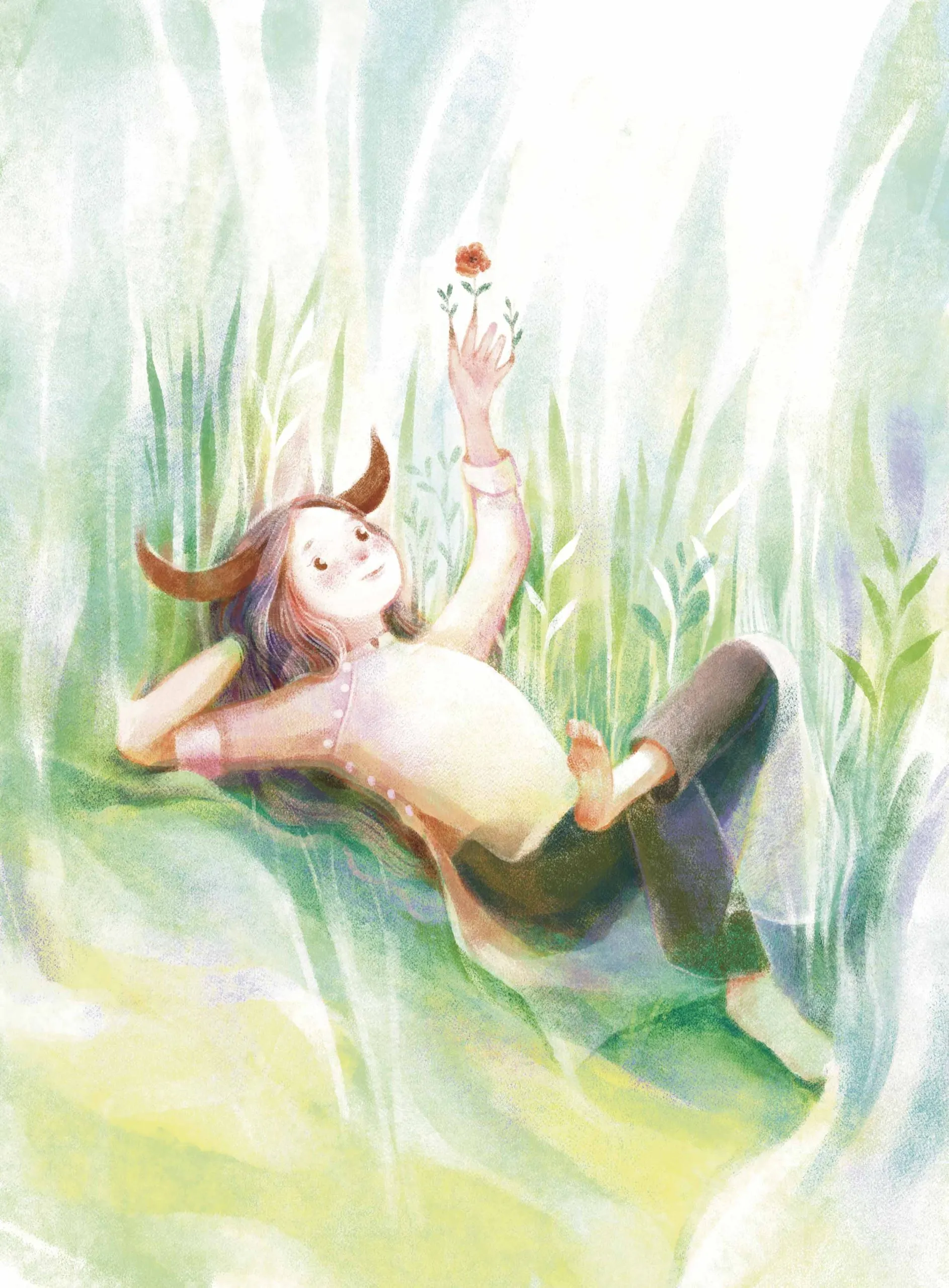cung hoàng đạo kim ngưu trên cánh đồng