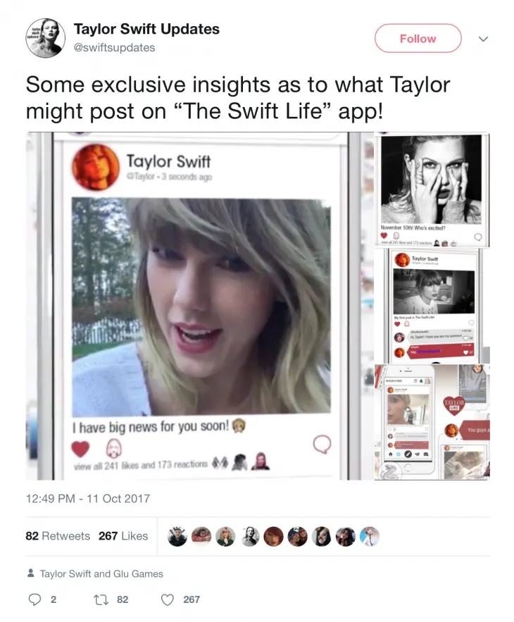 Taylor Swift ra mắt ứng dụng xã hội The Swift Life - ELLE Việt Nam