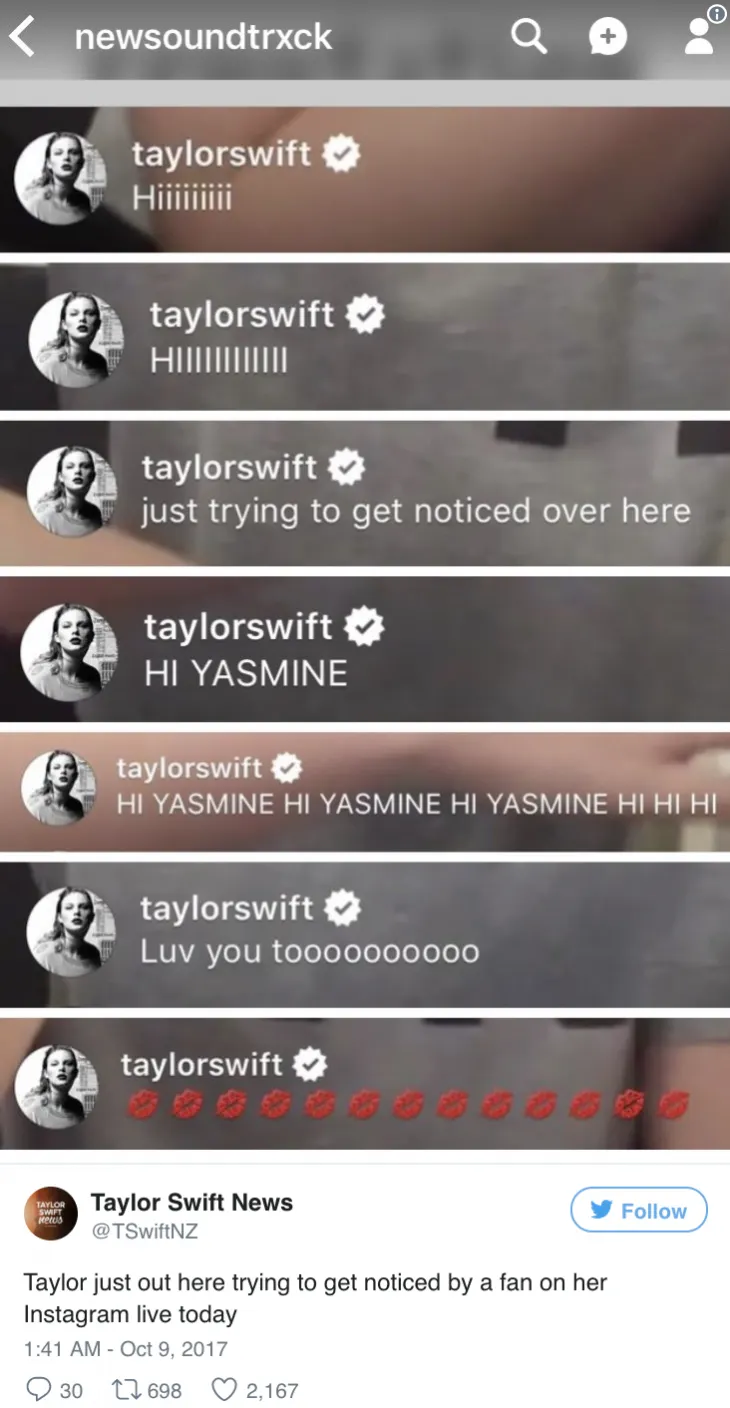Taylor Swift ra mắt ứng dụng xã hội The Swift Life - ELLE Việt Nam