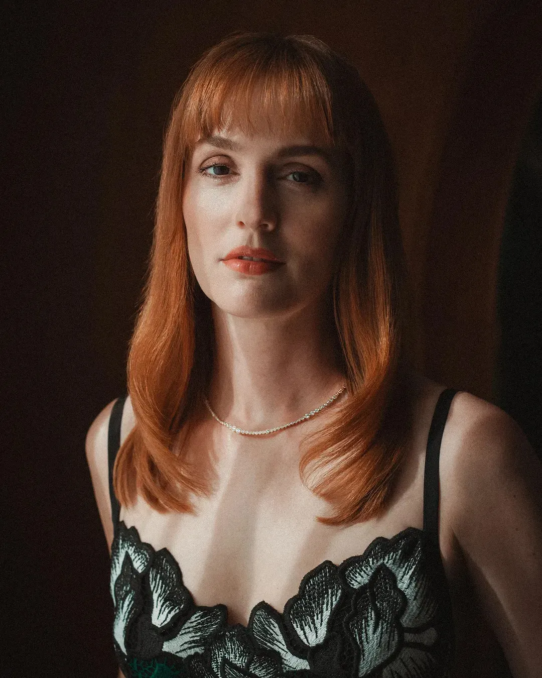 Mái tóc ánh đồng của nữ diễn viên Leighton Meester.