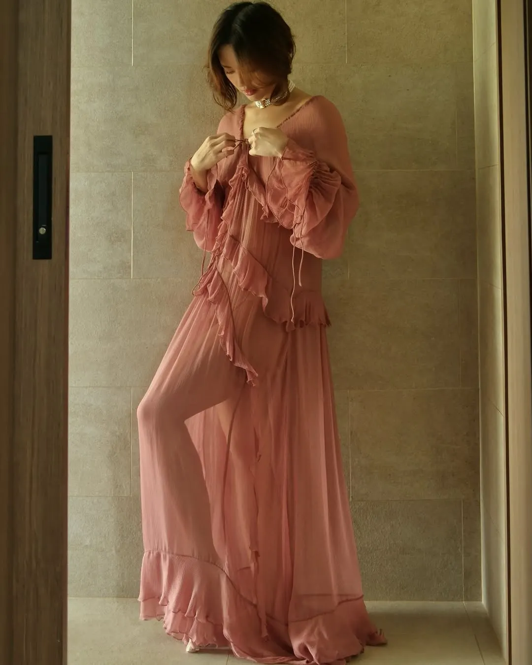 Khánh Linh cô em trendy và máy maxi boho