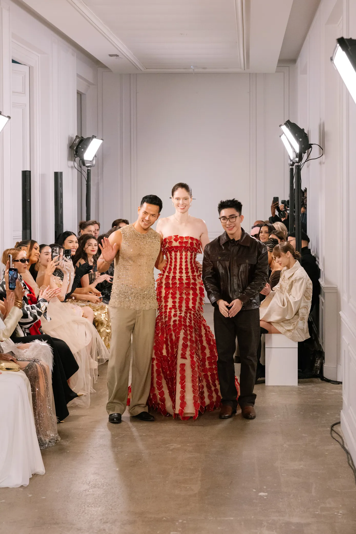 Creative Director Phan Huy, stylist Steven Đoàn và siêu mẫu Coco Rocha