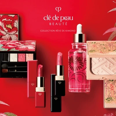 giấc mơ kimono hình feature ngang sản phẩm trên nền đỏ