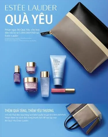 Bộ quà tặng Estée Lauder áp dụng cho các địa chỉ cửa hàng bên dưới.
