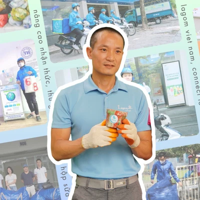 CEO Lê Trung Thông chia sẻ hành trình sáng lập Lagom Việt Nam với mô hình tái chế bền vững.