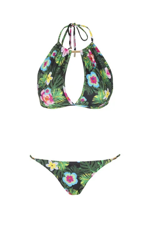 Topshop Maui Halter Bikini Top and Bottoms (topshop.com)
