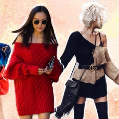 elle việt nam đầm sweater 40