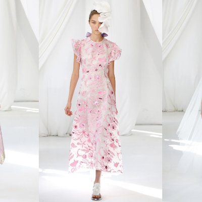 BST Delpozo Xuân – Hè 2019: Thuần khiết như những đóa tử đằng