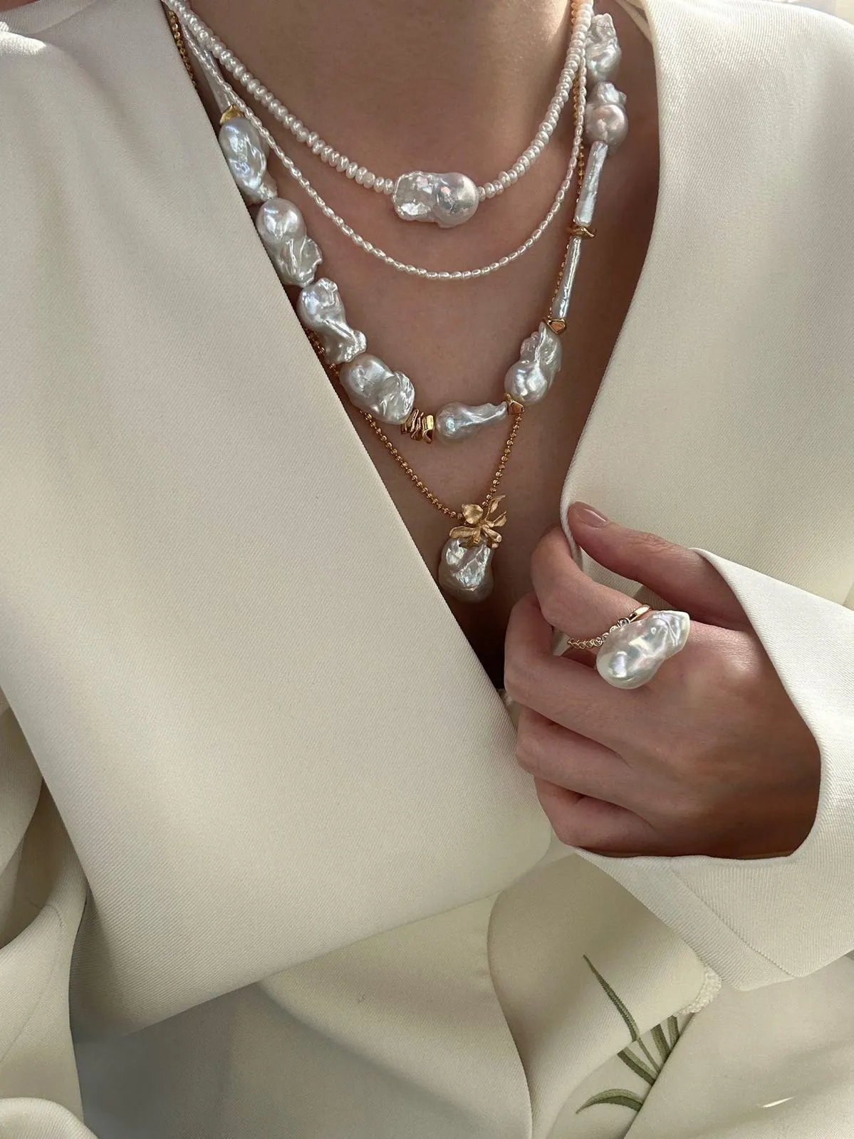 trang sức ngọc trai baroque