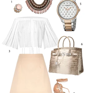 1. ACCESSORIZE 2. ZARA 3. LAM GIA KHANG 4. RIVER ISLAND 5. STUHRLING 6. HERMES 7. CHRISTIAN LOUBOUTIN 8.
