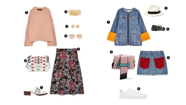 ELLE Style Calendar phoi do voi statement bag FT