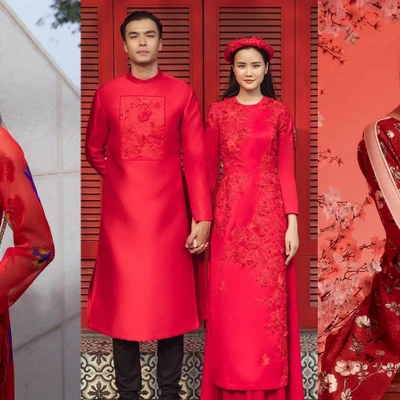 xu hướng áo dài Tết được yêu thích nhất
