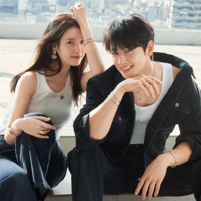 iu và cha eun woo chaumet