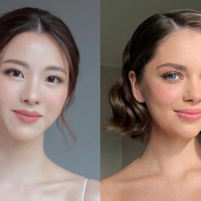Hai kiểu trang điểm nổi bật nhất là phong cách châu Á và châu Âu.