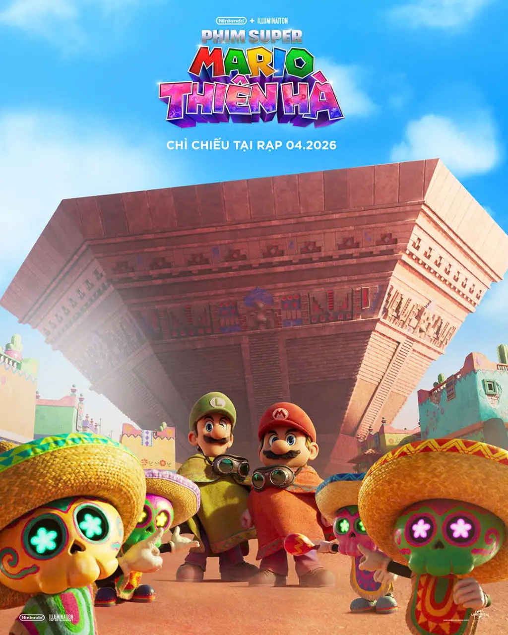 Phim Hollywood Super Mario Thiên Hà khởi chiếu tại rạp Việt vào tháng 4.