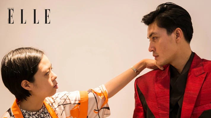 Quang Đại và dàn người mẫu chuyên nghiệp trình diễn tại ELLE Fashion Runway Show 2018
