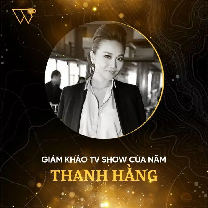 Thanh Hằng đoạt giải "Giám khảo TV show của năm".