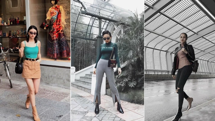 Sao Việt đón đầu xu hướng boots thấp cổ thời thượng năm 2018 như thế nào?