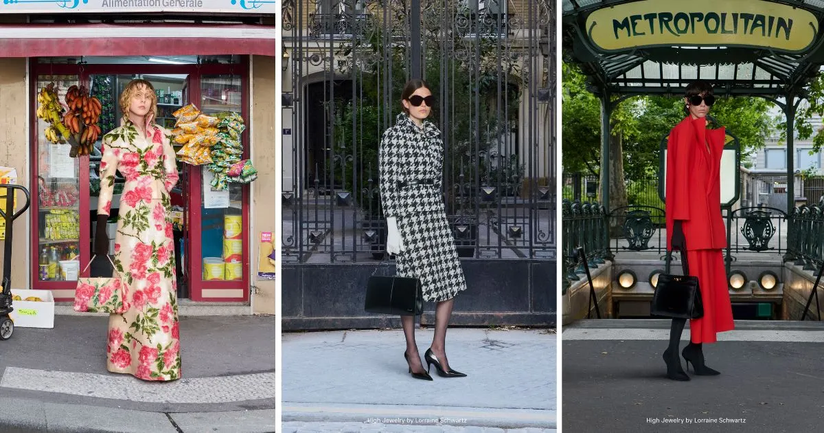 Áo khoác vai vuông của bst balenciaga thu haute couture