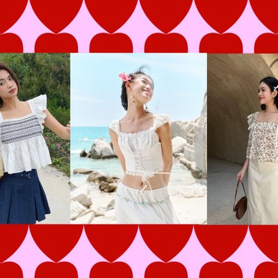 áo cổ vuông sale 7/7