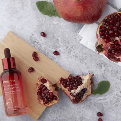 serum innisfree lựu đỏ chống lão hoá da serum jeju pomegranate
