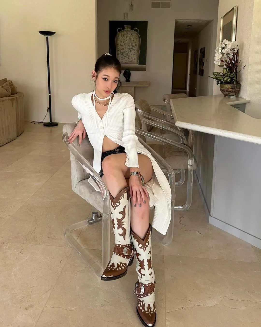 anniesymoon diện boots 
