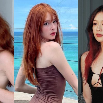 các cô gái tóc nhuộm đỏ