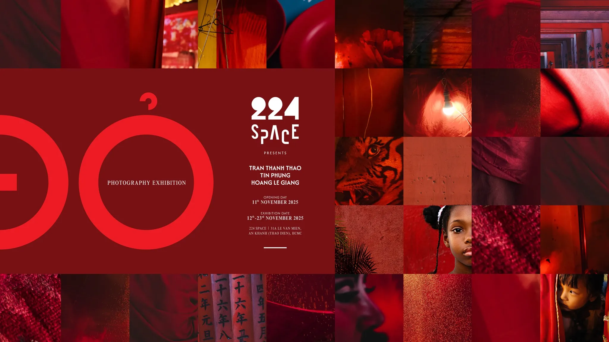 Triển lãm nhiếp ảnh “ĐỎ”: UNLIMITED RED tại 224 SPACE