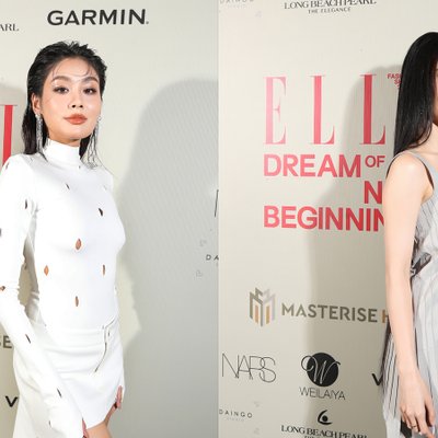 dàn sao trên thảm đỏ ELLE Fashion Show 2022