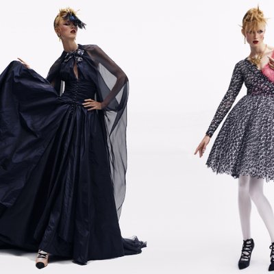 hai thiết kế trong bst chanel haute couture thu đông 2020