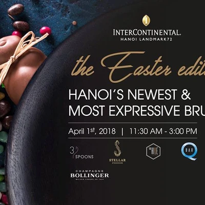 Tiệc trưa Lễ Phục Sinh chủ nhật hàng tháng tại khách sạn Intercontinental Hà Nội
