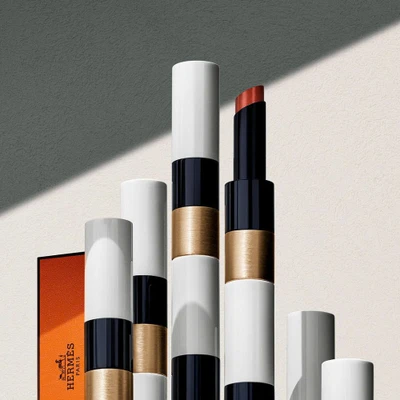Hình ảnh Hermès Rouge Brillant Silky vừa ra mắt.