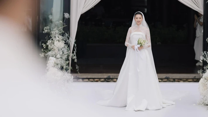 xu hướng váy cưới của cô dâu Việt
